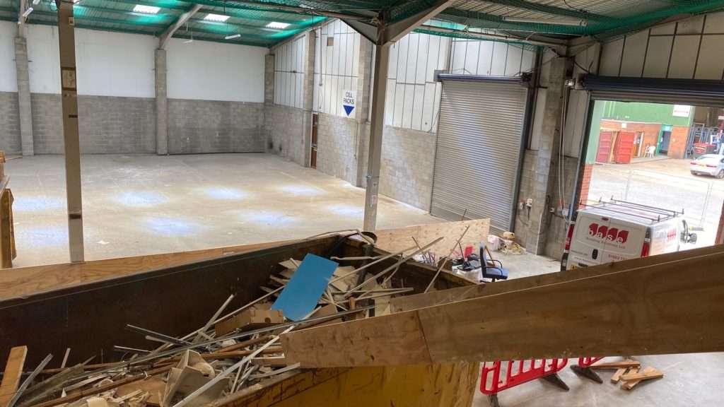 Strip Out Works Complete